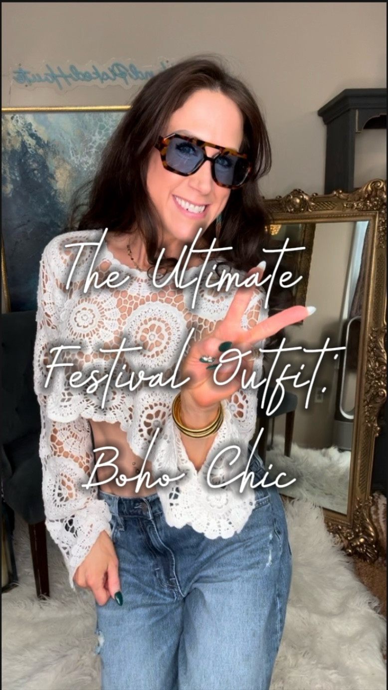 ✨ Festival season is officially HERE, and @vici just dropped the dreamiest Western Romance Collection-the ultimate mix of boho, western, and festival fashion vibes.
Use Code: SPRING30 for 30% off ✨
I'm obsessed with this crochet top—so effortlessly chic and breathable for all-day dancing. 💃🏻 And let's talk about my first pair of barrel jeans... the fit is everything! 👖 Il Plus, these platform wedges? 👡 Absolutely adorable and comfy enough for festival stomping. Ne @vici understood the assignment with this one! 👏🏻 

Tag your festival besties & tell me-are you going boho-chic, cowgirl-core, or edgy glam this season? 🤠🎡 ✨ 
LTK Sale 

spring outfit, western outfit, festival outift, concert outfit, tee, boots, summer outfit, denim shorts, boho outfit, boho style, summer outfit idea, spring outfit idea
#lovevici #WesternRomanceCollection
#FestivalFashion #BohoStyle
#CoachellaVibes #BohoChic #WesternStyle #BohoBabe #FestivalOutfits #BarrelJeans
#BohoCrochet #CrochetTop

#LTKFestival #LTKWatchNow #LTKSpringSale