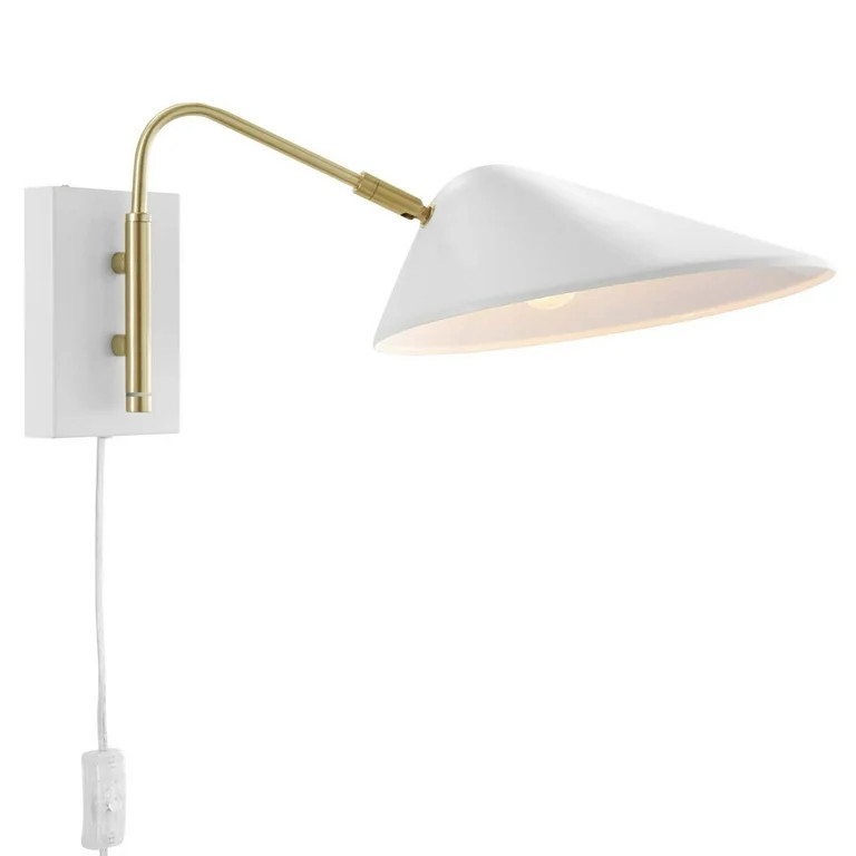 Journey 7" Swing Arm Wall Sconce, White | Walmart (US)