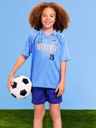 FIFA World Cup 26\u2122 USA Lifestyle Collared Jersey T-Shirt for Kids | Old Navy (US)