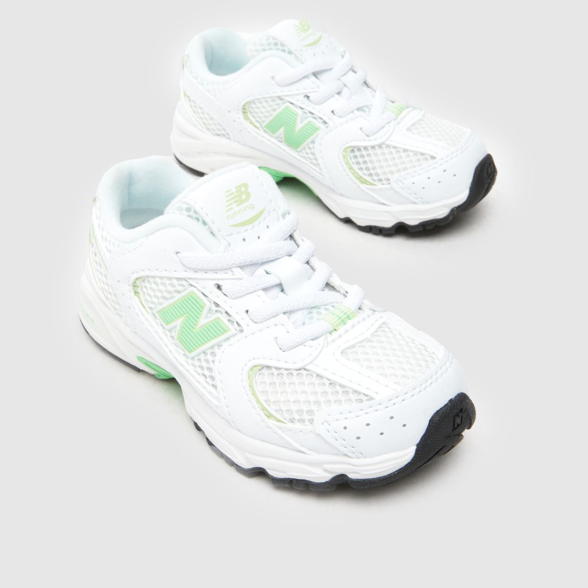 Kids Toddler White & Green New Balance 530 Trainers | schuh | Schuh
