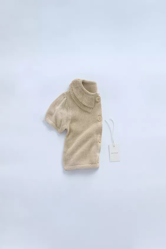 TIMELESZ - SHORT SLEEVE KNIT JACKET | Zara US