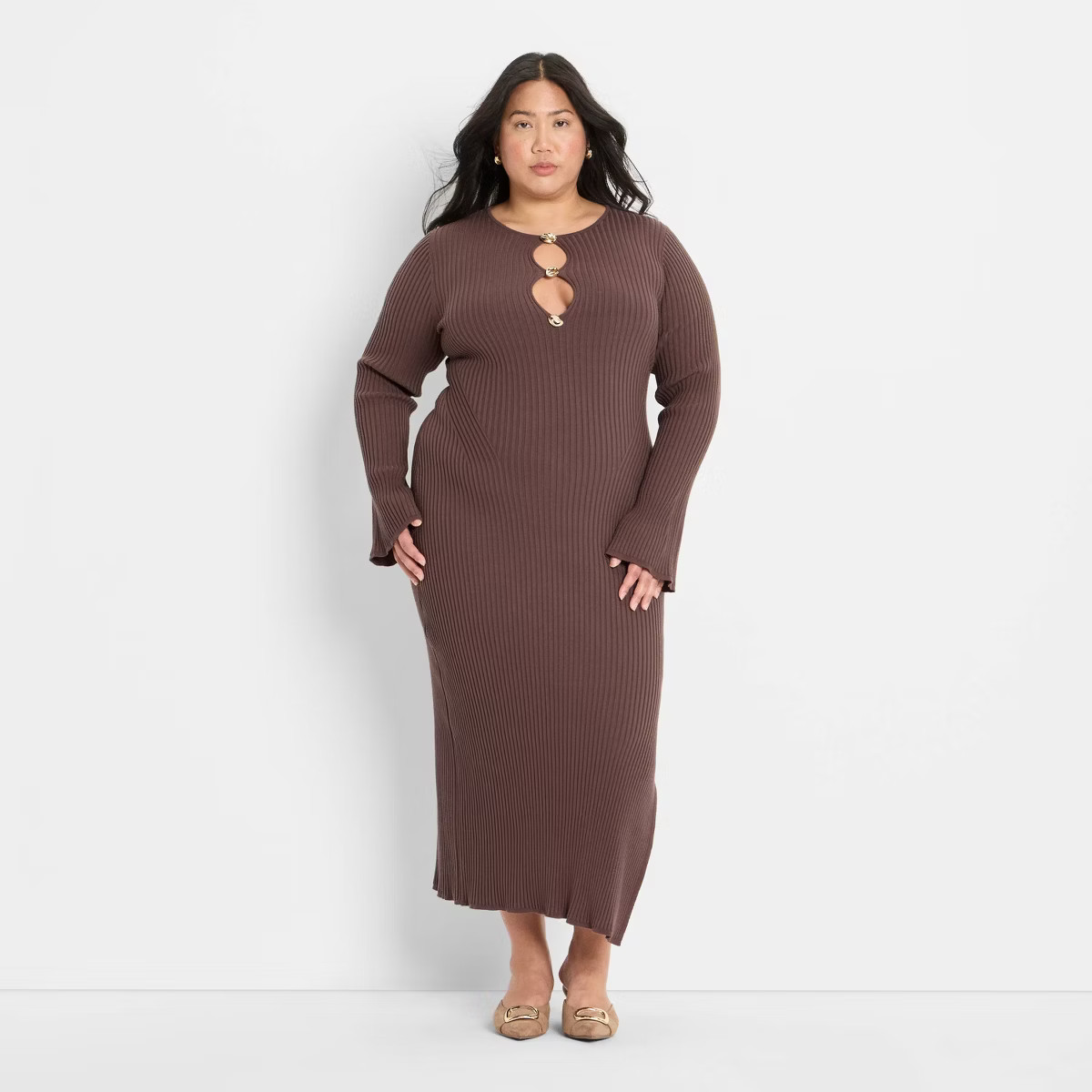 Women's Ribbed Maxi Dress - Future Collective | Target