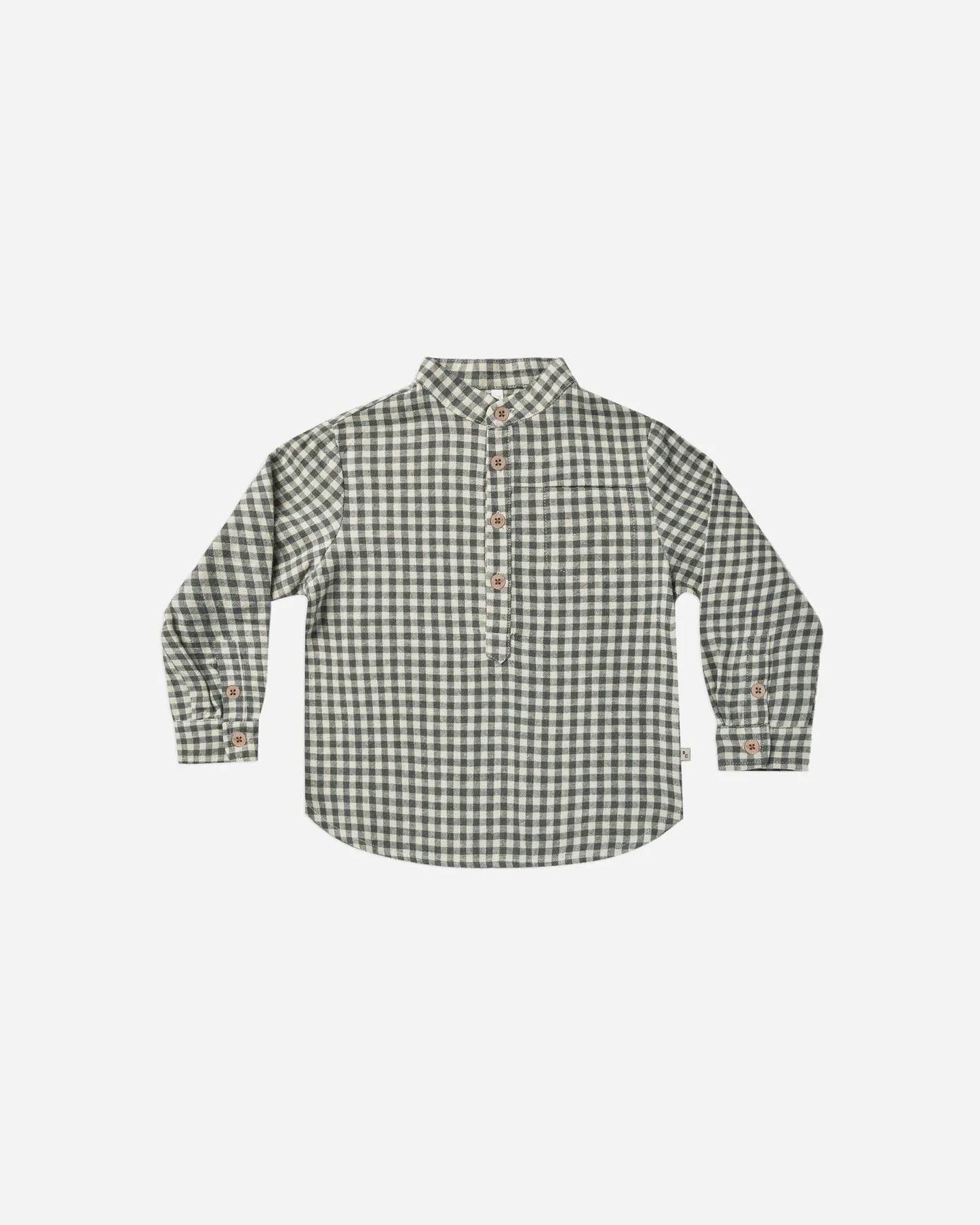 mason shirt || marine gingham | Rylee + Cru