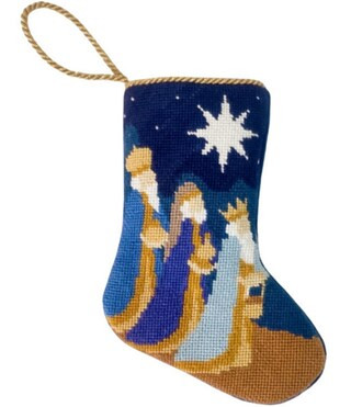 Bauble Stockings Nativity We Three Kings Needlepoint Stocking | Dillard's | Dillard's
