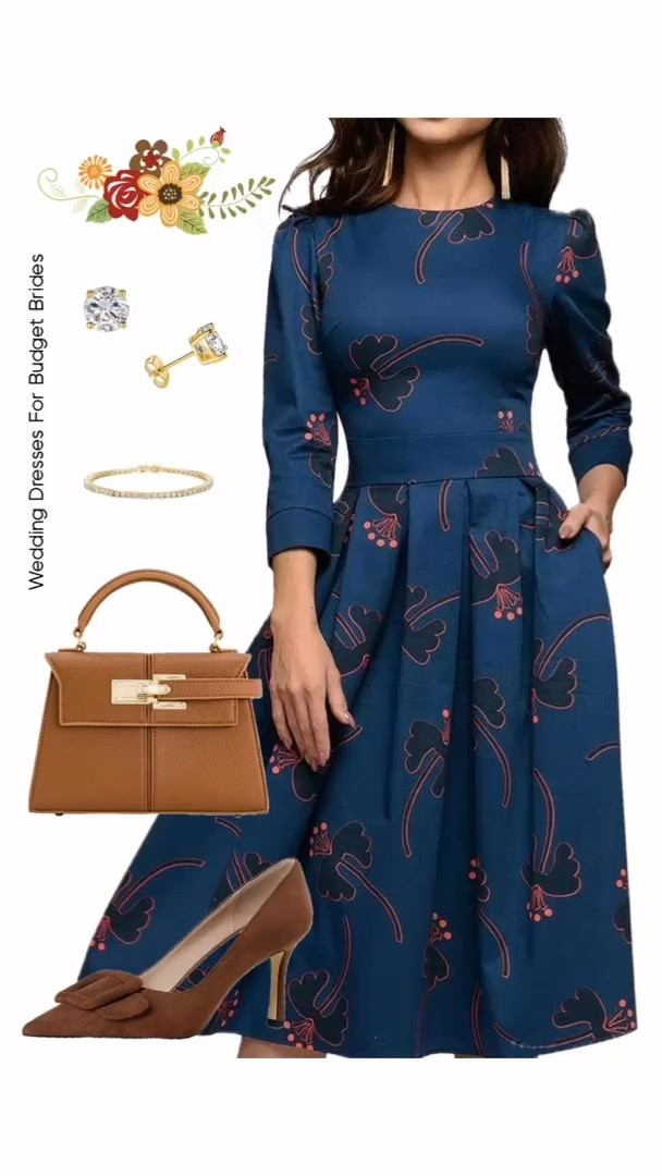 Chic and affordable fall daytime wedding guest outfit idea from Amazon.

#weddingguestdress #fallwedding #semiformalwedding #falloutfit #semiformaldresses

#LTKStyleTip #LTKSeasonal #LTKWedding