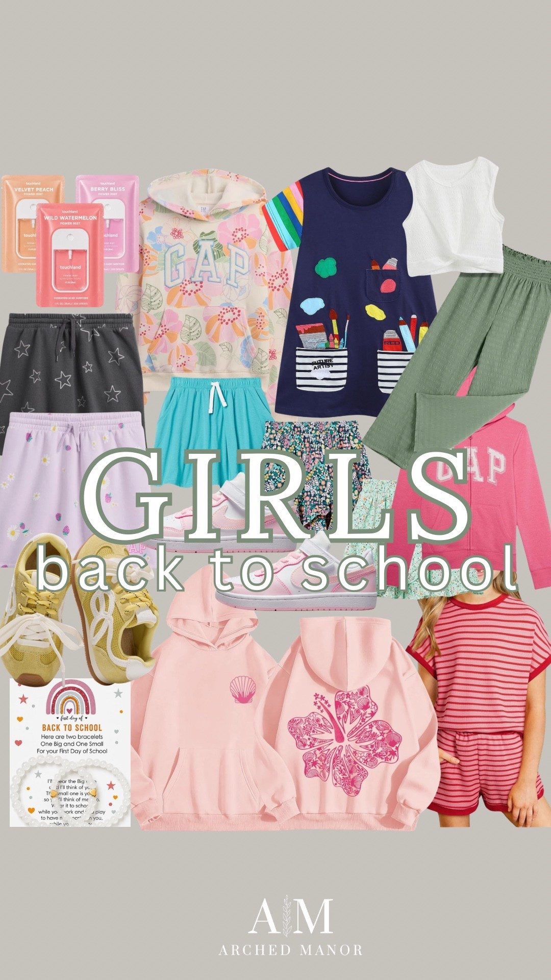 Back to school clothes for the girls!! The cutest hand sanitizer, sweatshirts, skirts, and more. #backtoschool

#LTKSeasonal #LTKKids