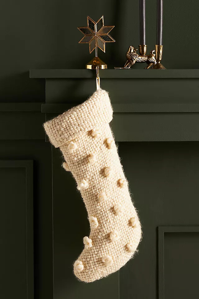 Cozy Bobble Stocking | Anthropologie (US)