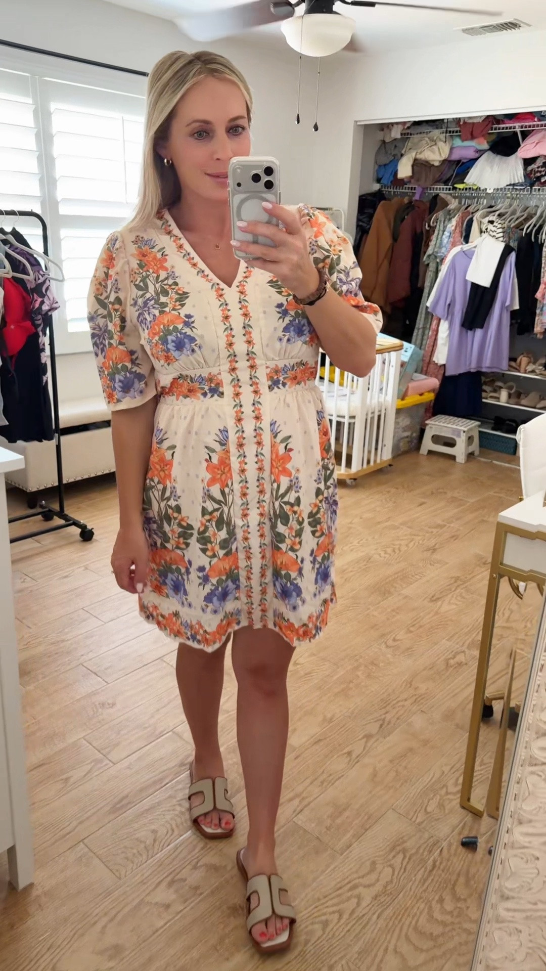 SHEIN summer dress, wearing xl. 24 weeks pregnant

#LTKootd #LTKBump #LTKSeasonal