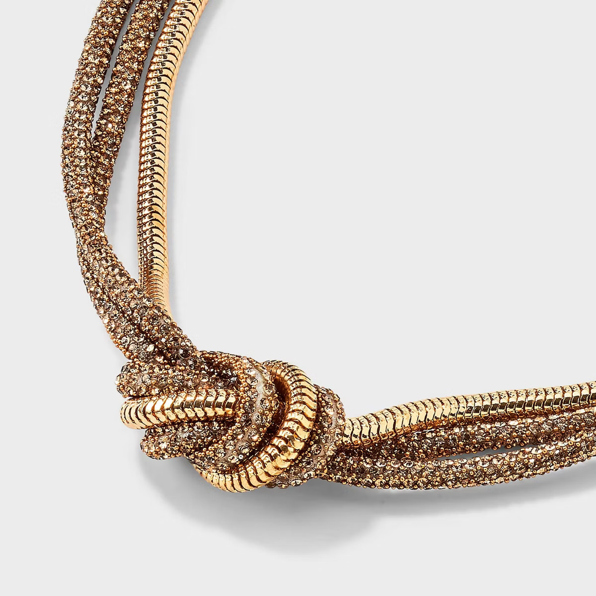 Twisted Knot Necklace - A New Day™ Gold | Target