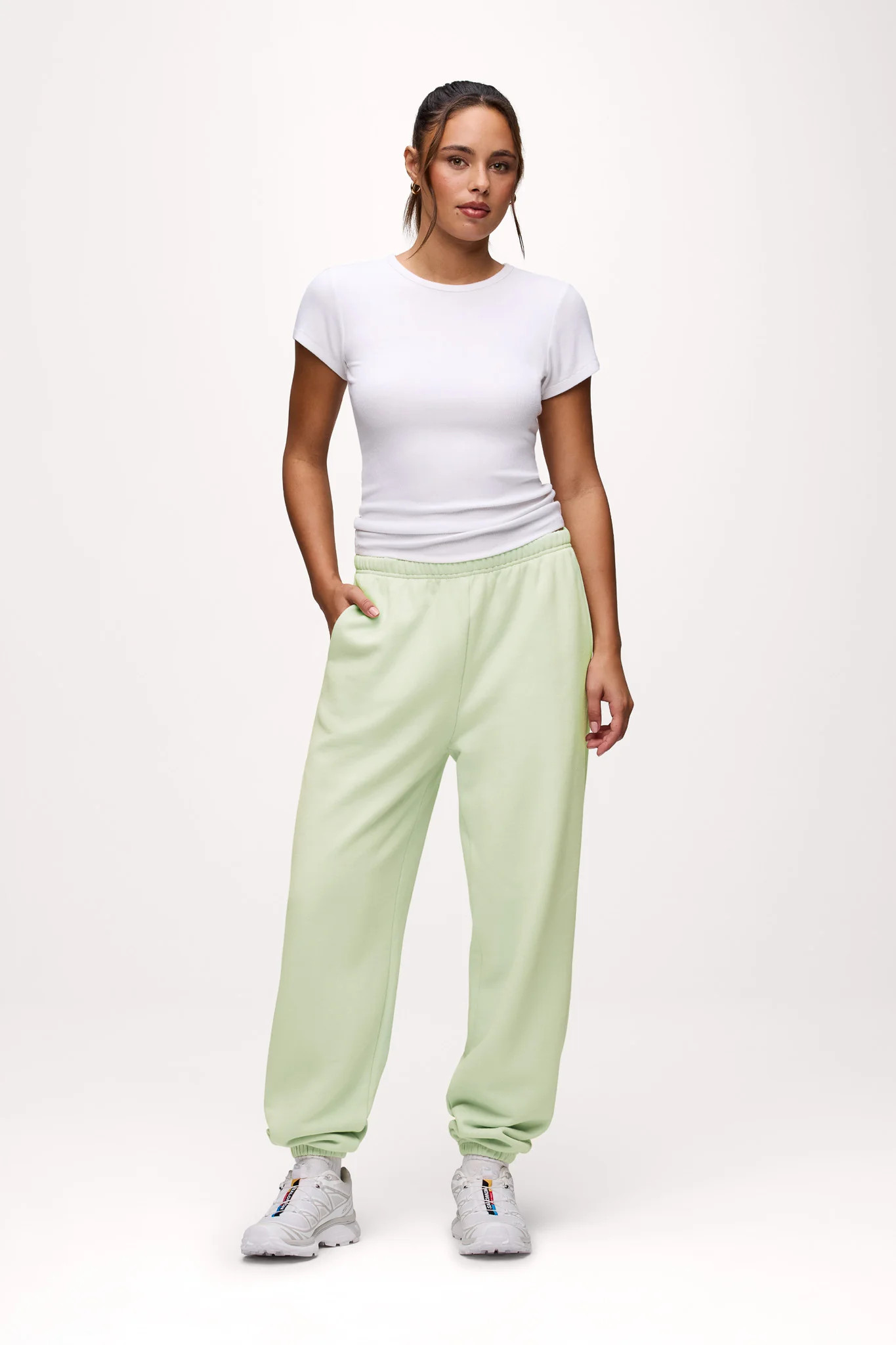 Core Fleece Jogger | Matcha | nuuds