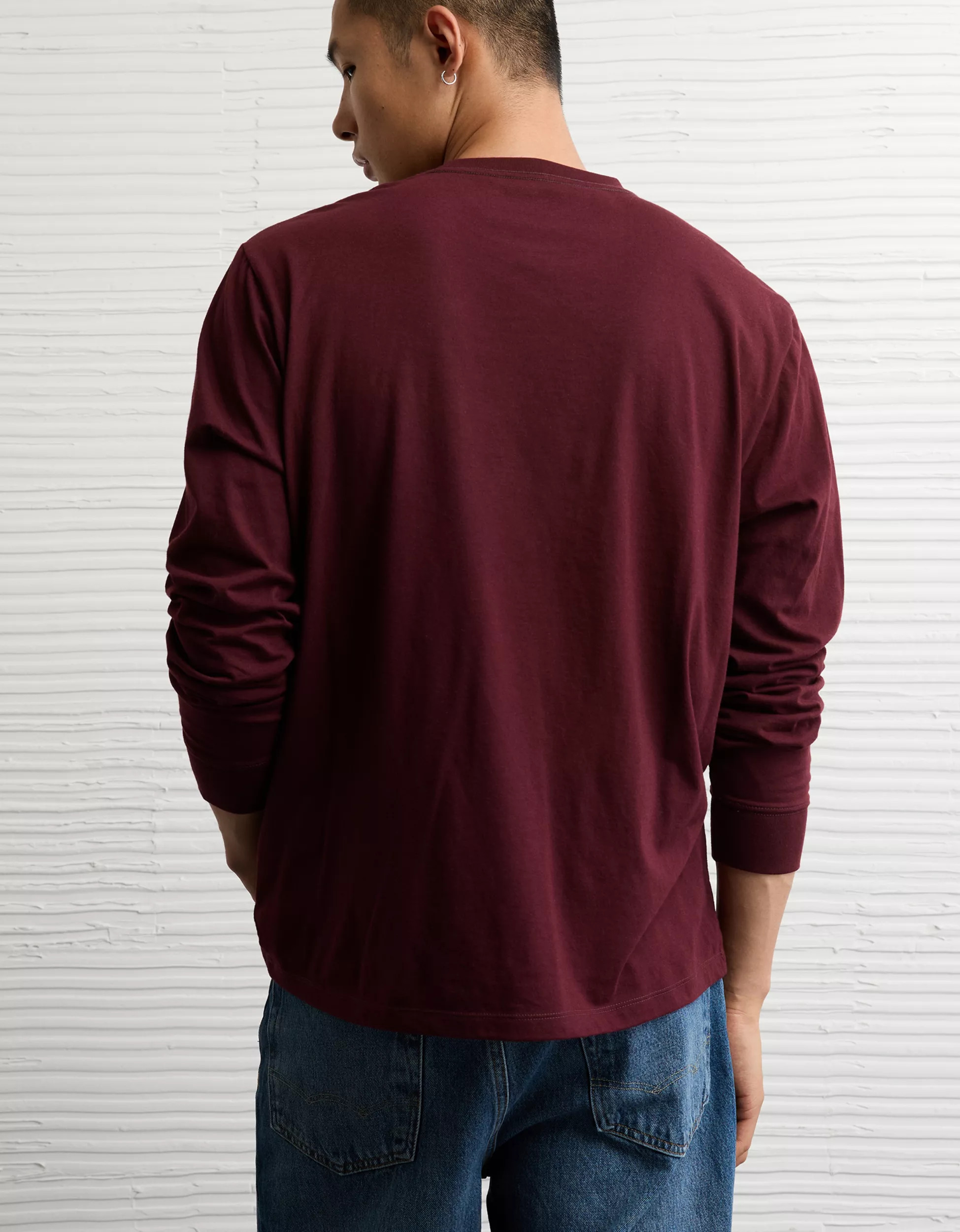 AE Icon Long-Sleeve T-Shirt | American Eagle Outfitters (US & CA)