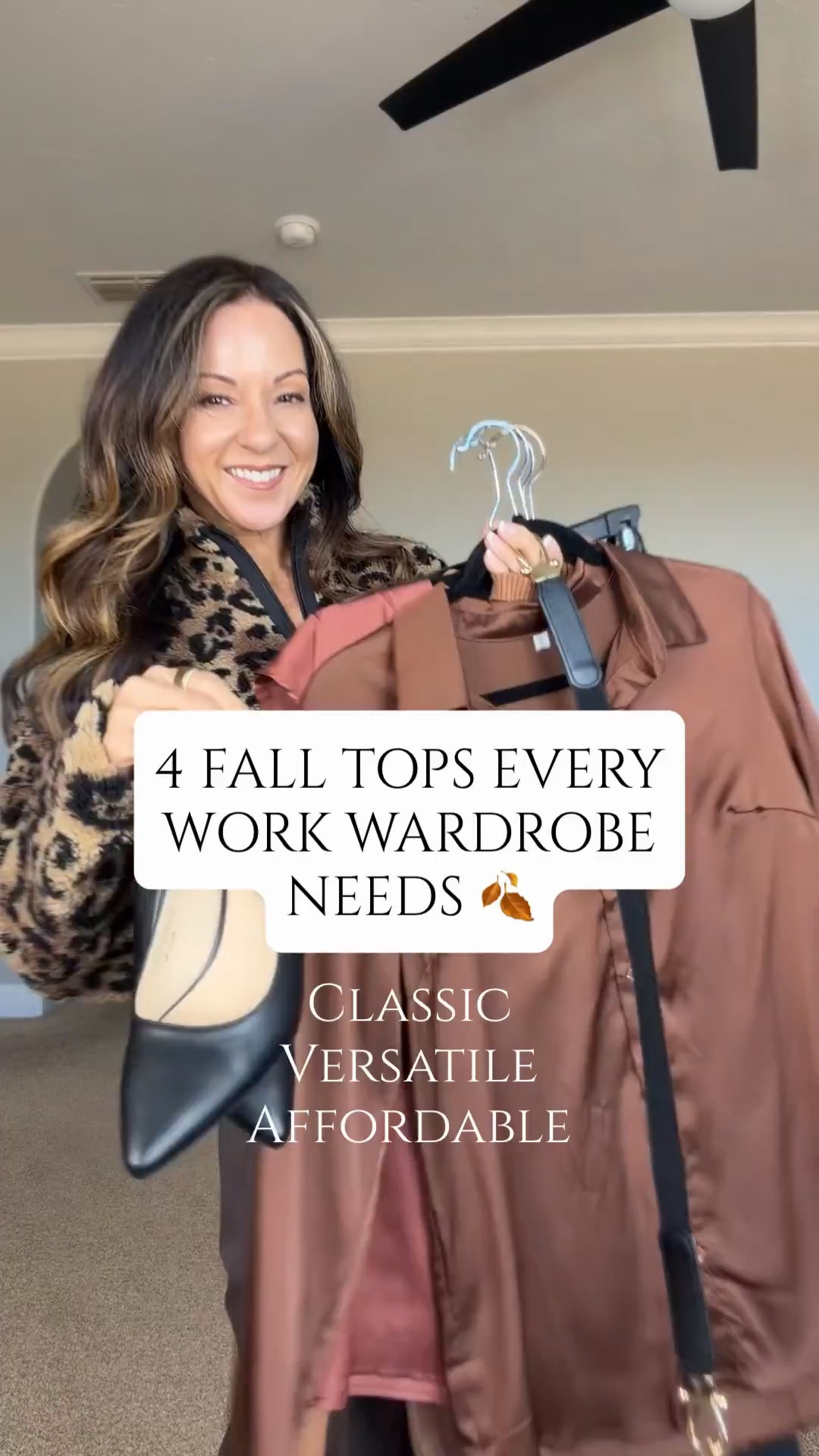 4 classic fall tops that make office dressing so much easier 🍂 I styled each one with the same pants, shoes, and accessories so you can see how much the top alone changes the look. All four have a great length and work tucked or untucked.

Tops: Small in all 4 styles
Pants: XS Petite

For reference, I’m 5’1”, 107 lbs. Everything is unaltered.

fall workwear, office outfits, fall tops, work tops for women, business casual outfits, petite workwear, fall office style, wide leg pants, brown tops, women over 40 fashion, fall outfit ideas, EverydayHolly

#LTKootd #LTKSeasonal #LTKOver40