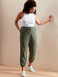 Knit Terry Slouchy Jogger | Banana Republic Factory