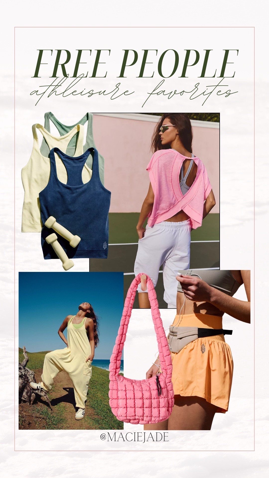 Free people athleisure favs!🩷💛🧡 athleisure for her, women’s athletic wear, athletic wear, athleisure, spring athleisuree

#LTKMidsize #LTKActive #LTKspring