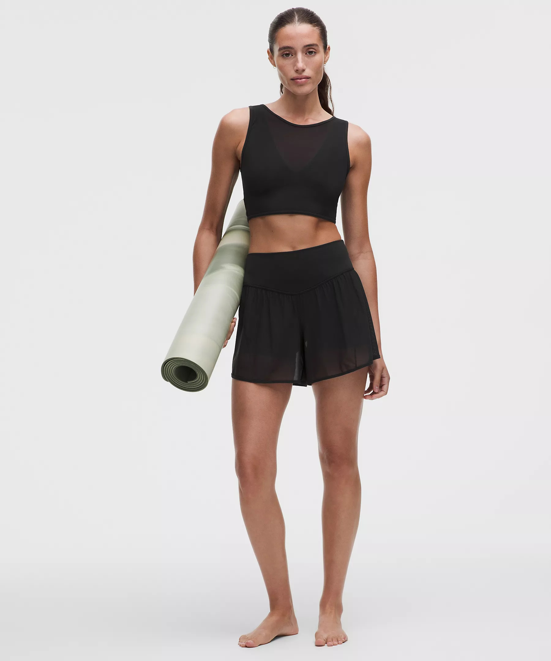 Nulu and Mesh High-Rise Studio Short 3.5" | Lululemon (US)