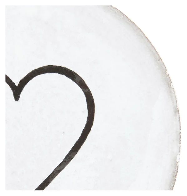 Astier de Villatte Line Heart Saucer | Jayson Home