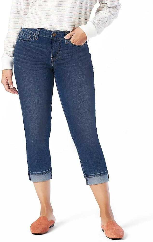 Levi Strauss Signature Gold Women's Mid-Rise Slim Fit Capris (Available in Plus Size) | Amazon (US)