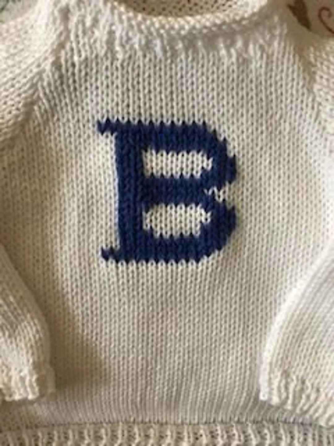 White 12/18 2T 3T Cotton Pullover With Name Mono Initial - Etsy | Etsy (US)