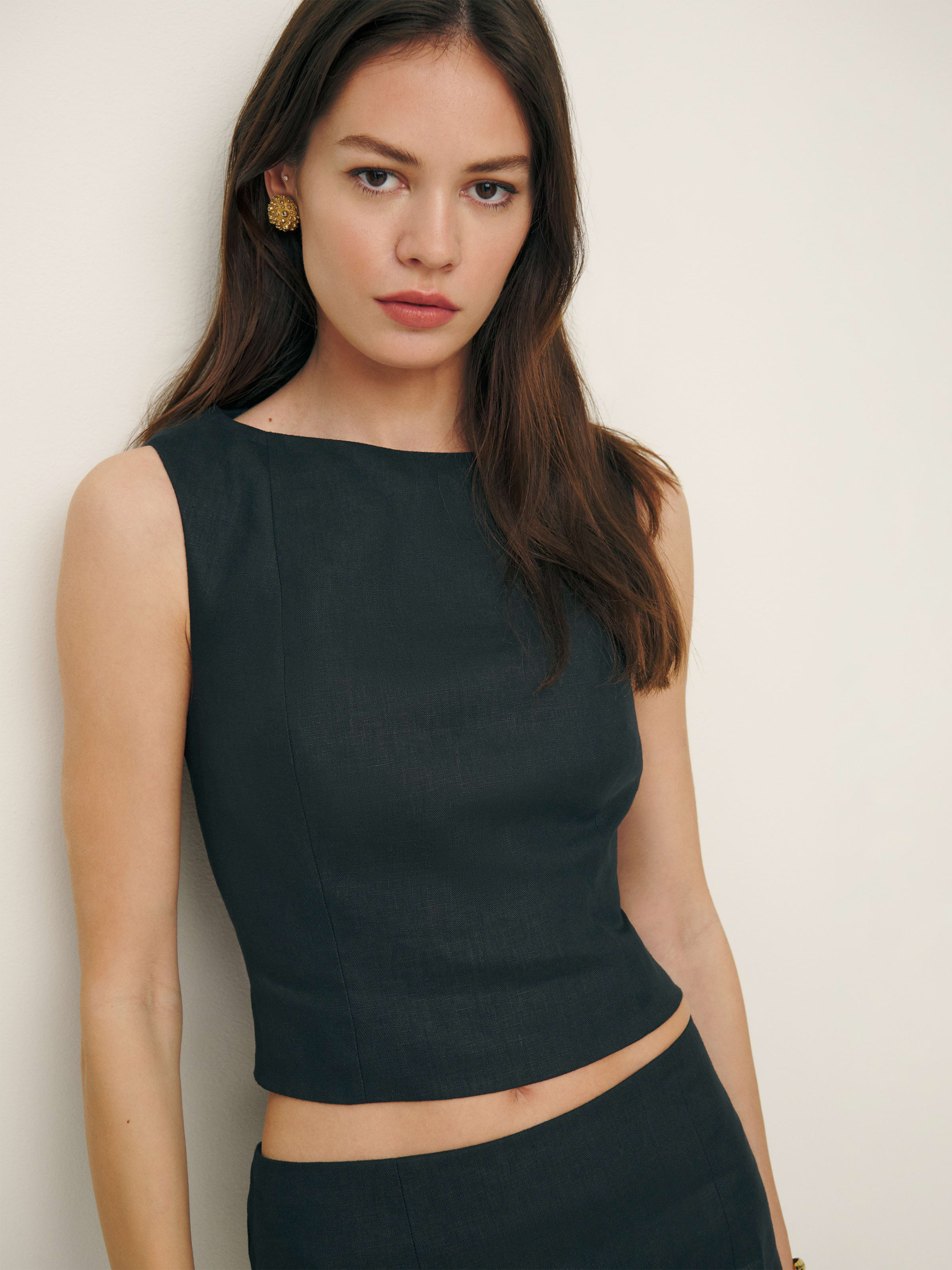 Grace Linen Two Piece | Reformation (Global)