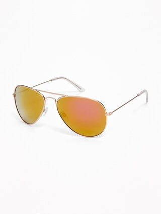 Classic Aviator Sunglasses for Girls | Old Navy US