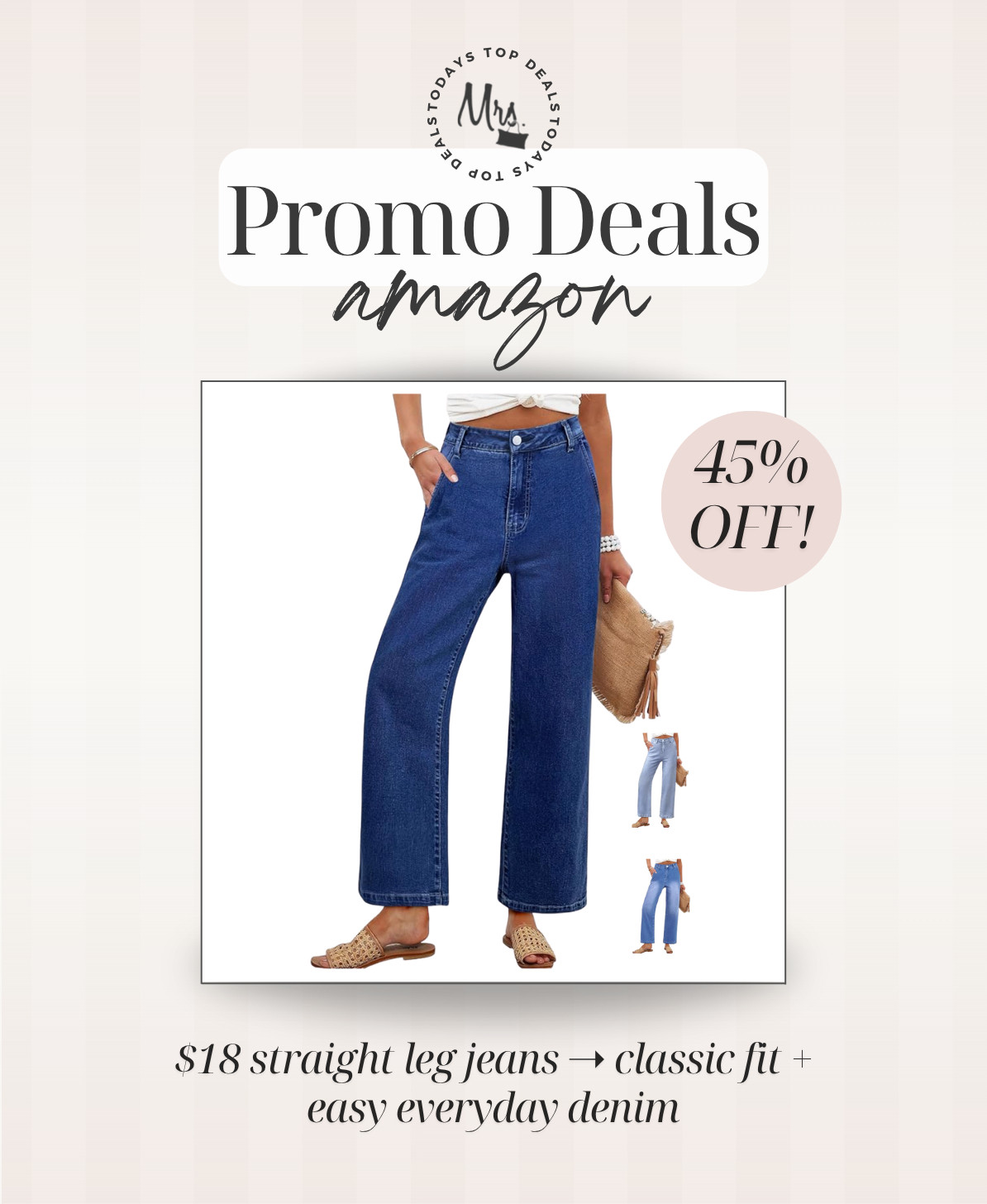 $18 straight leg jeans ➝ classic fit + easy everyday denim 

 #LTKgrwm #LTKootd #LTKSaleAlert