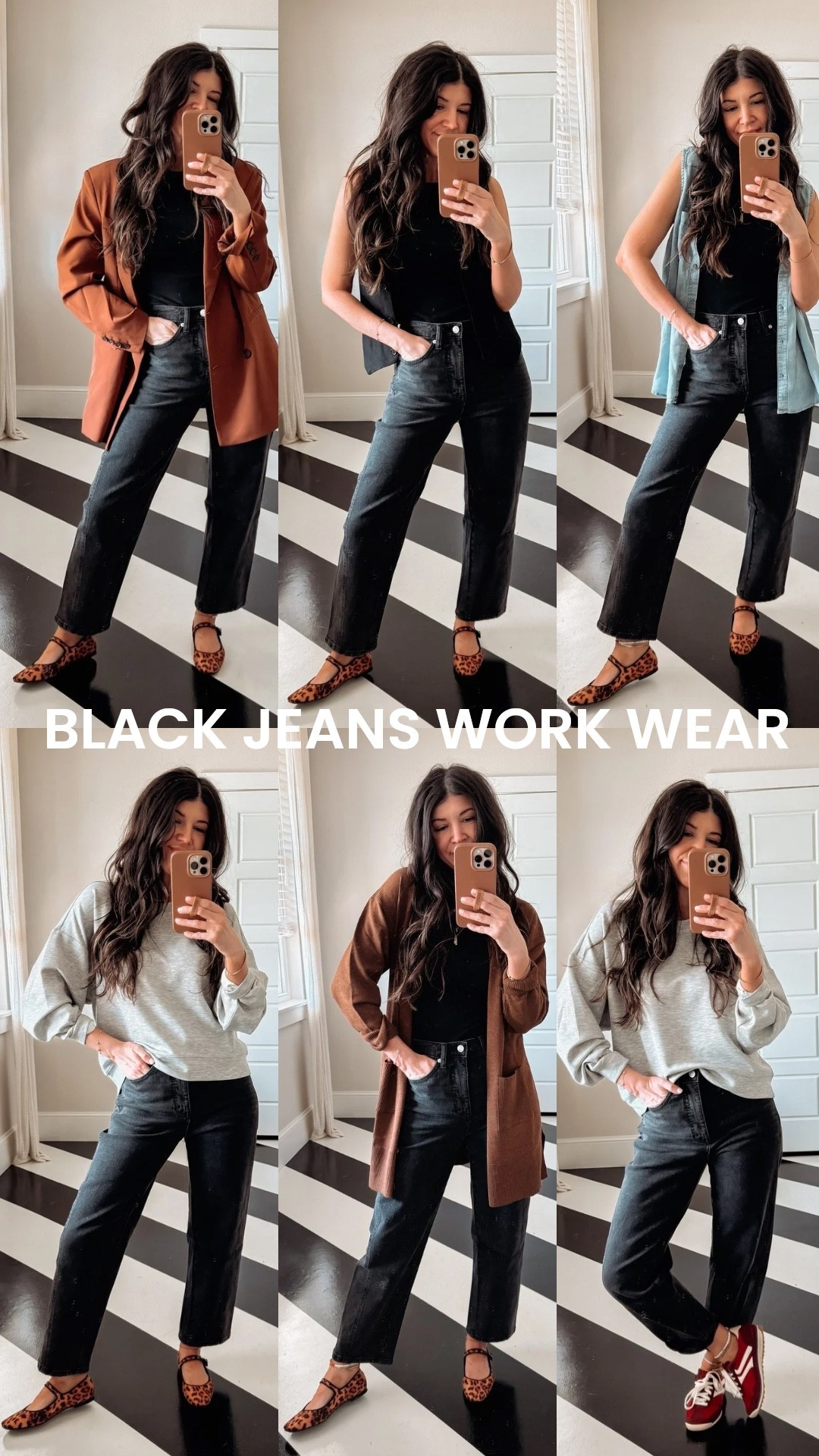 Black barrel denim jeans- wearing size 0! Im and xs/s 25/26 and the 0 fit perfect. 

Walmart work wear office outfit

#LTKPetite #LTKWorkwear #LTKFindsUnder50