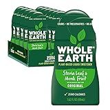 Whole Earth Stevia & Monk Fruit Liquid Sweetener, Original, No Erythritol, Squeeze Bottle, 1.62 Fl O | Amazon (US)