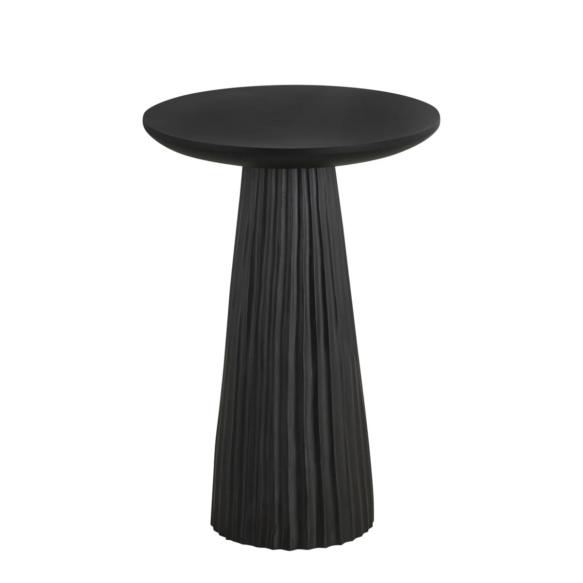 Adejinmi Black Finished Wood Side Table | Wayfair North America
