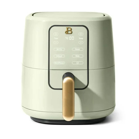 Beautiful 3 Qt Air Fryer with TurboCrisp Technology, EverGood Ceramic Nonstick Coating, Sage Green by Drew Barrymore | Walmart (US)