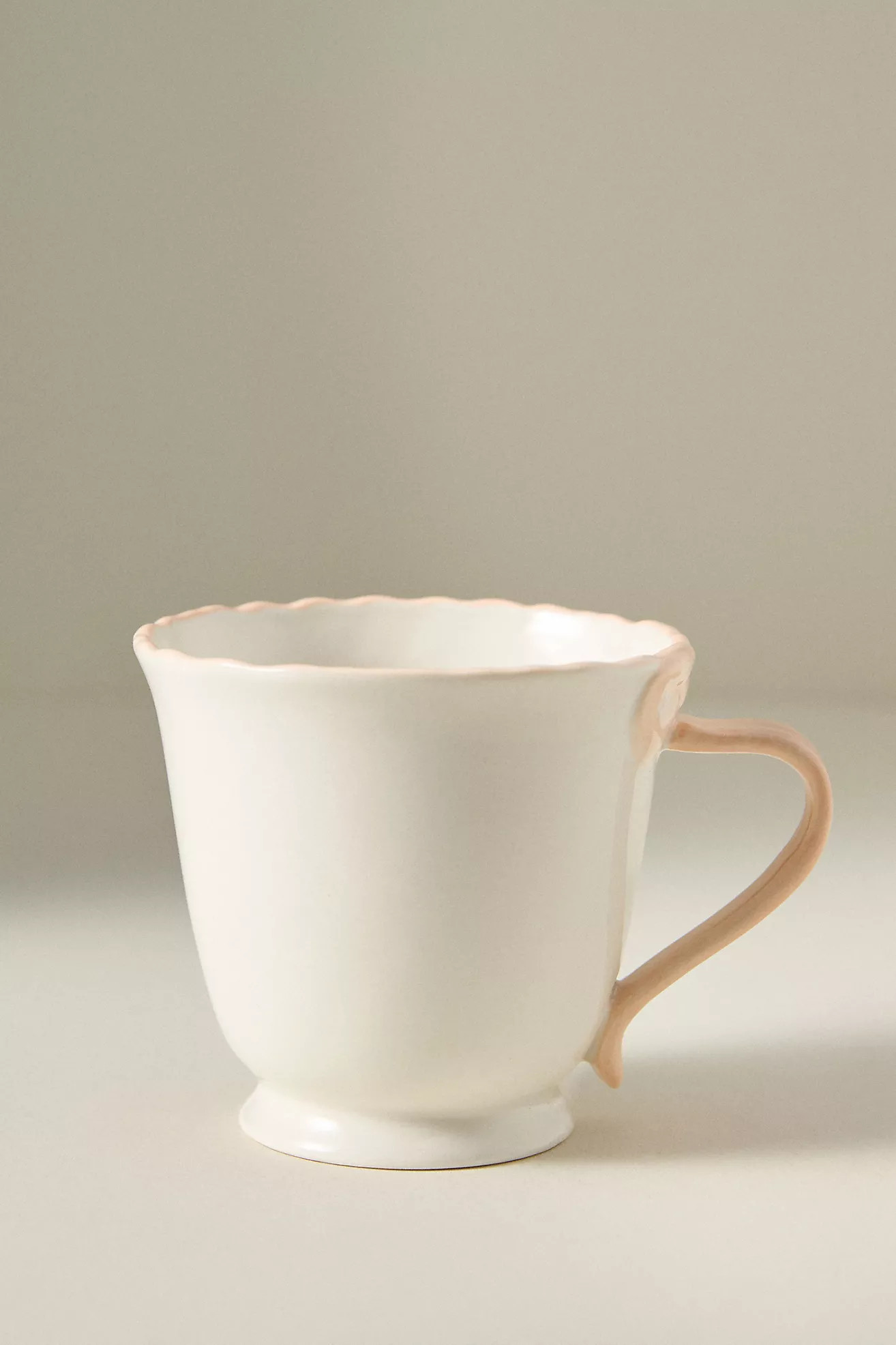 Benedita Bow Stoneware Mug | Anthropologie (US)