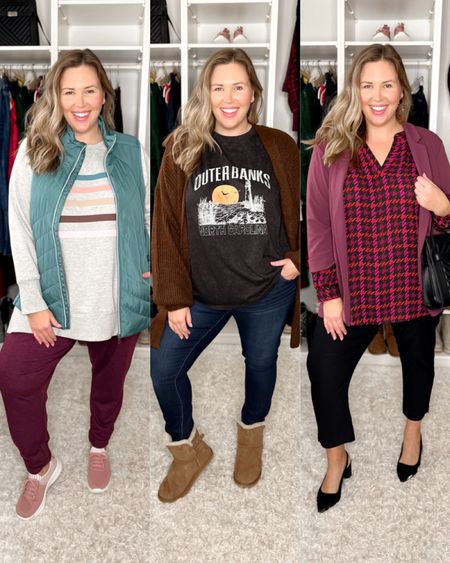 Cozy, casual, and workwear for sizes 0X-4X! I love all of these pieces from Maurice’s and was so impressed. I’m wearing an 18 in the Jeans, 3x in sweats (I should have gotten my regular size 2x) and a 2x I’m everything else. Highly recommend ALL of these pieces! 

#LTKcurves #LTKunder50 #LTKworkwear
