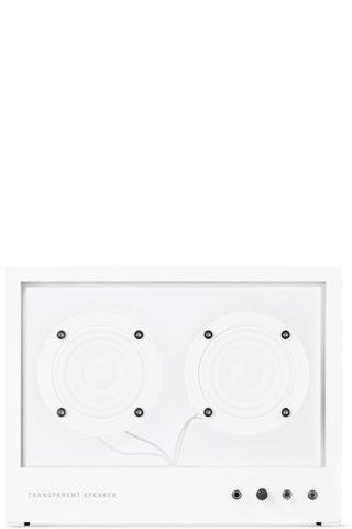 White Small Glass Speaker | SSENSE