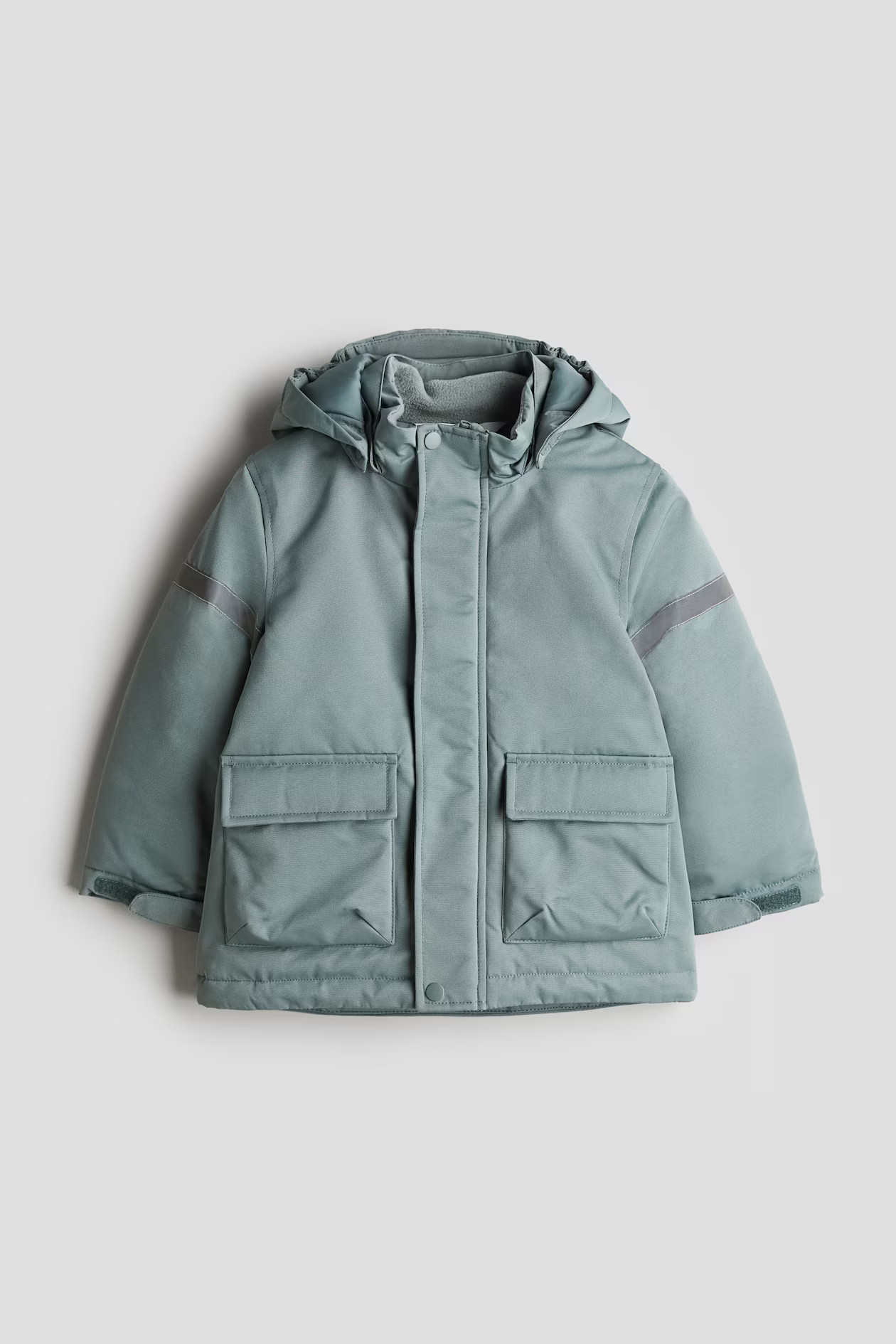 Water-Resistant Padded Parka - Dusty turquoise - Kids | H&M US | H&M (US + CA)