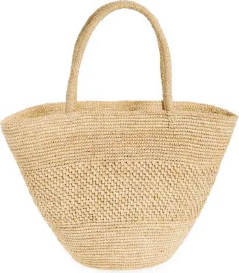 The Row Emilie Crocheted Raffia Tote | Nordstrom | Nordstrom