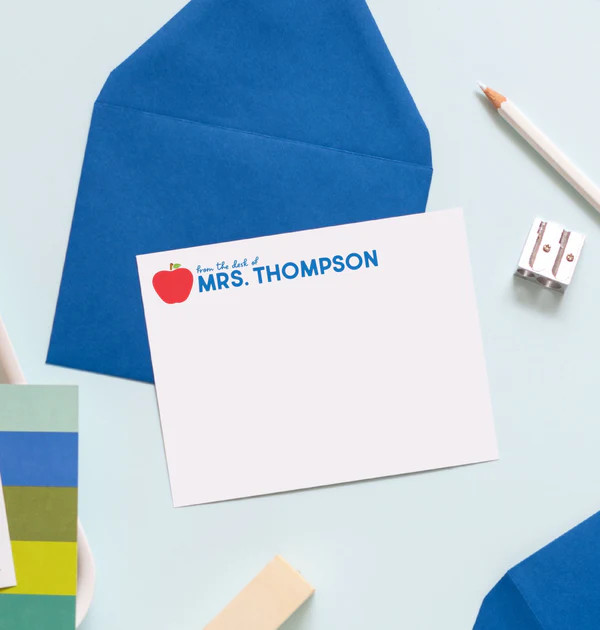 Teacher Personalized Stationery | Joy Creative Shop