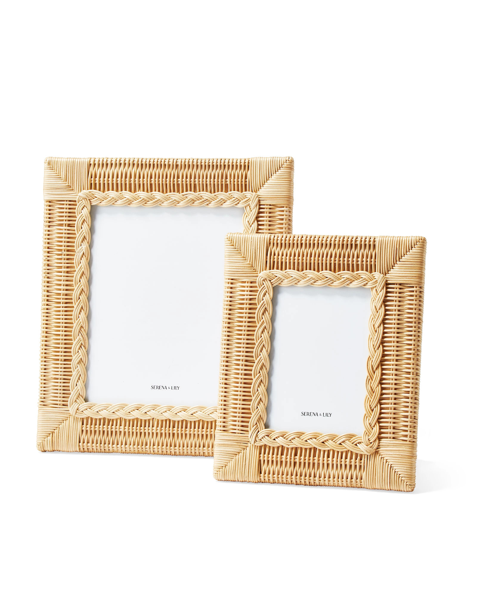 Braided Wicker Frame | Serena and Lily