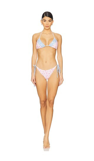 LoveShackFancy Harbor Bikini in Pink. - size M | Revolve Clothing (Global)