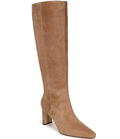 Sam Edelman Sylvia Suede Tall Dress Boots - 10.5 | Dillard's