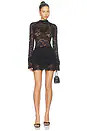 superdown Radford Mini Dress in Black. - size L | Revolve Clothing (Global)