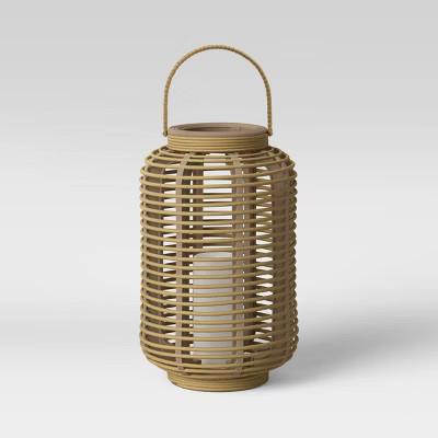 Resin Outdoor Lantern Natural - Threshold™ | Target