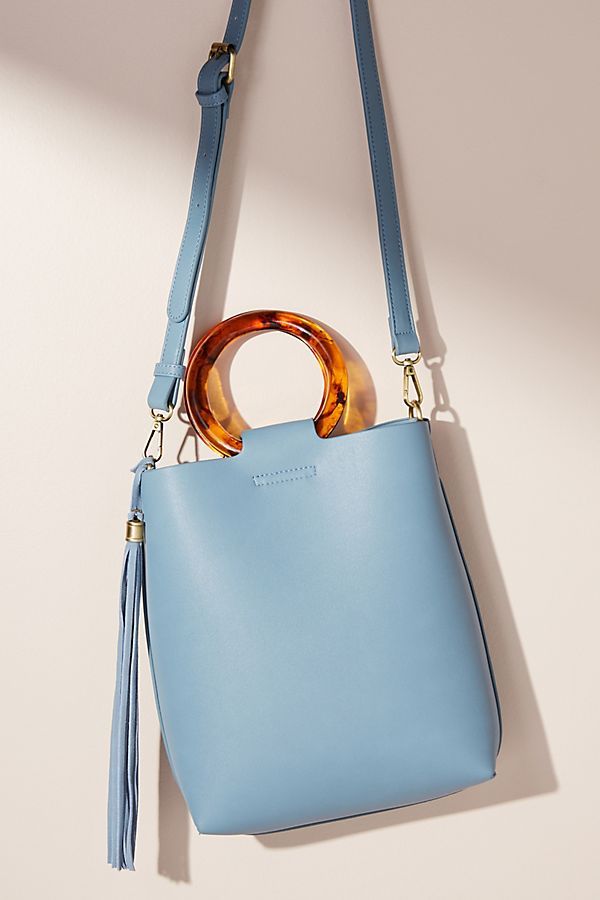 Lucite-Handled Tote Bag | Anthropologie (US)