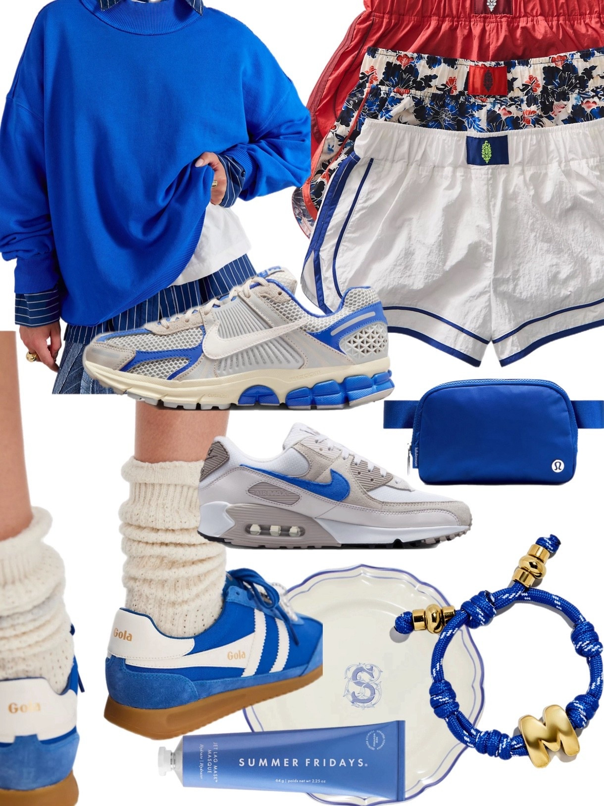 Heavy on the royal blue 💙