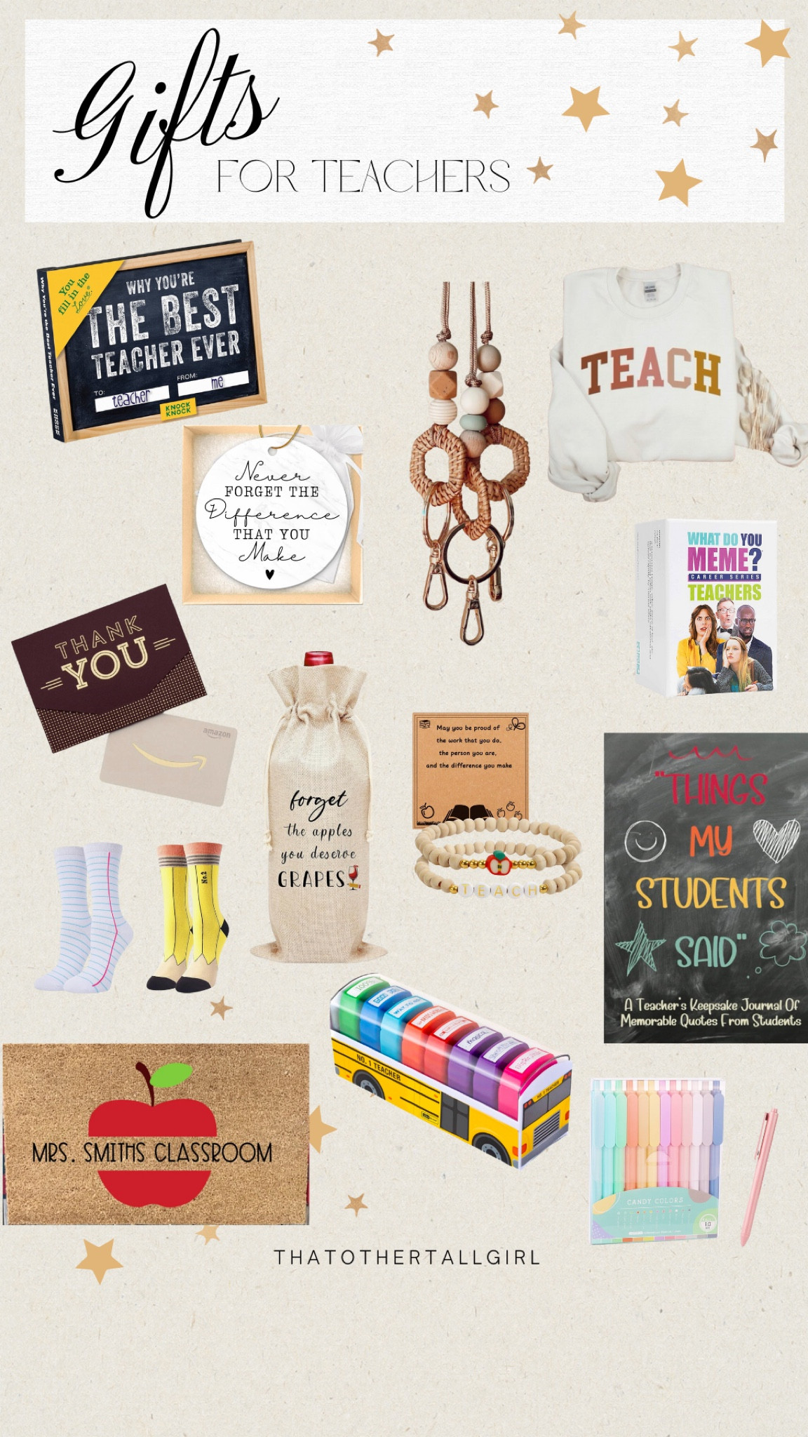 Gifts for teachers 

#LTKGiftGuide