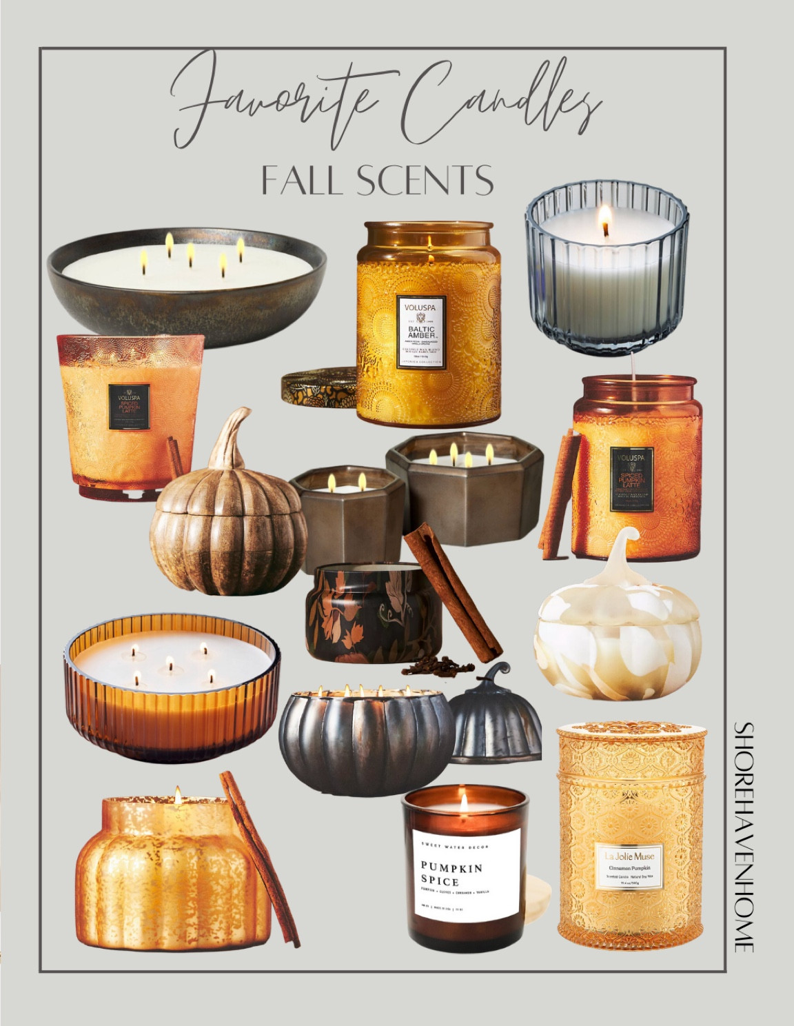 Favorite fall candles! 
Anthropologie, target, amazon. 
Pumpkin clove, harvest, cinnamon, vanilla

#LTKhome #LTKSeasonal #LTKstyletip