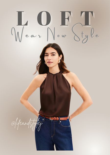Elevate your evening look with the Satin Halter Top, a piece that exudes modern elegance and sophistication. The lustrous satin fabric and halter neckline create a chic, flattering silhouette perfect for any occasion. Pair it with high-waisted trousers for a sleek, polished look, or tuck it into a flowing skirt for a touch of romantic glamour. 

#LTKstyletip #LTKfindsunder50 #LTKover40