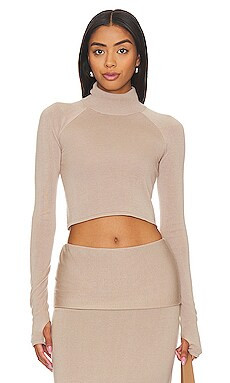 NBD Tosca Turtleneck in Taupe from Revolve.com | Revolve Clothing (Global)