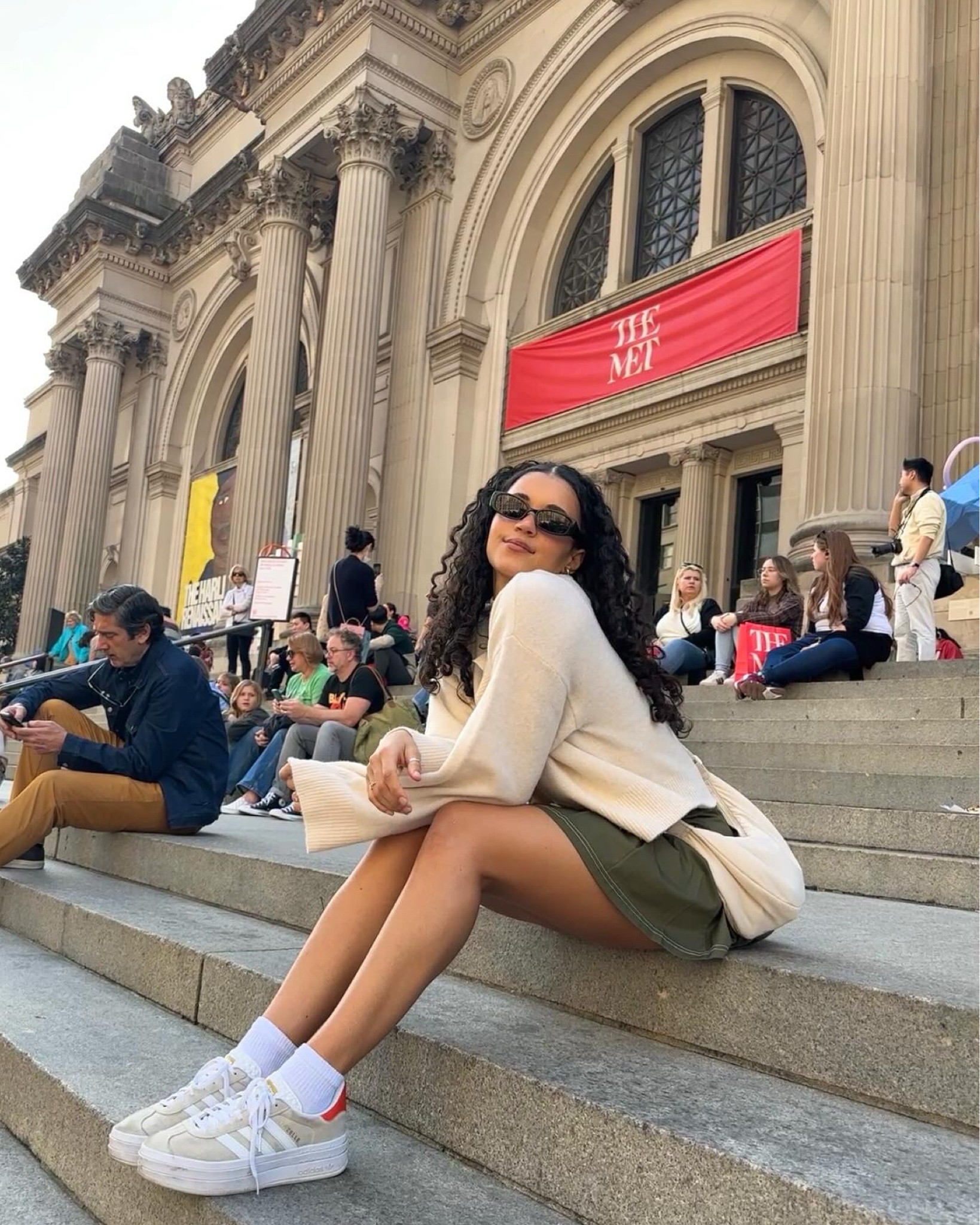 the perfect outfit to transition to spring 🌷 cute cream cardigan and green skirt. channeling my inner Blair Waldorf 😌 xoxo

spring fashion, spring outfit inspo

#LTKSeasonal #LTKstyletip #LTKbeauty