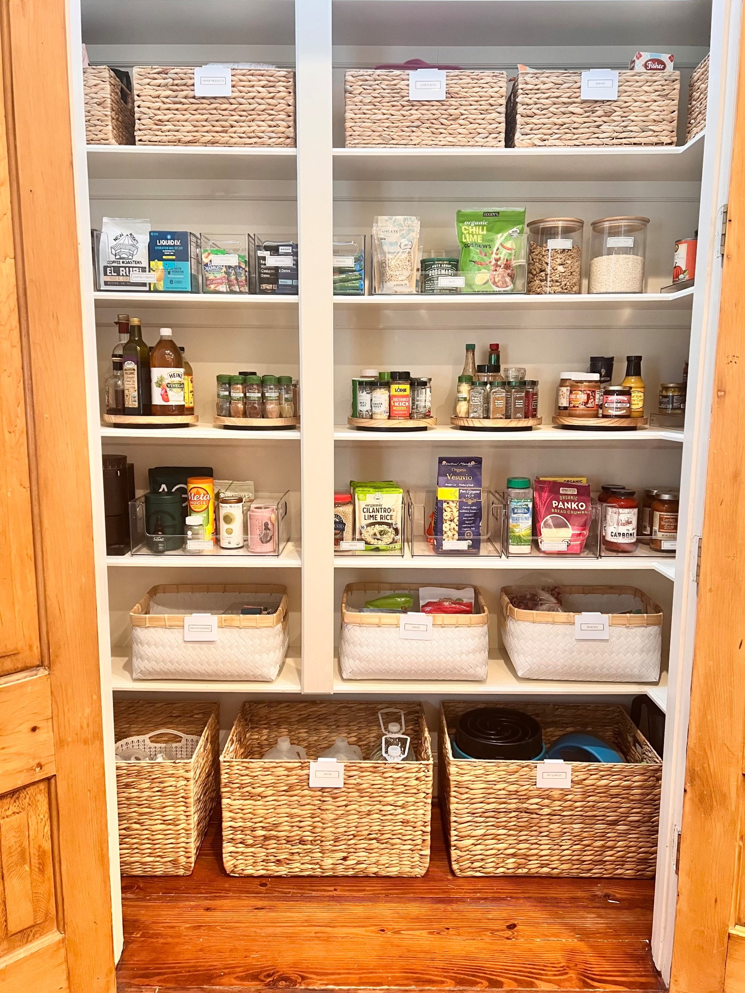 The goal of pantry organization is to create a space for everything. Bins and labels are your best friends! 

#LTKKids #LTKHome #LTKFamily