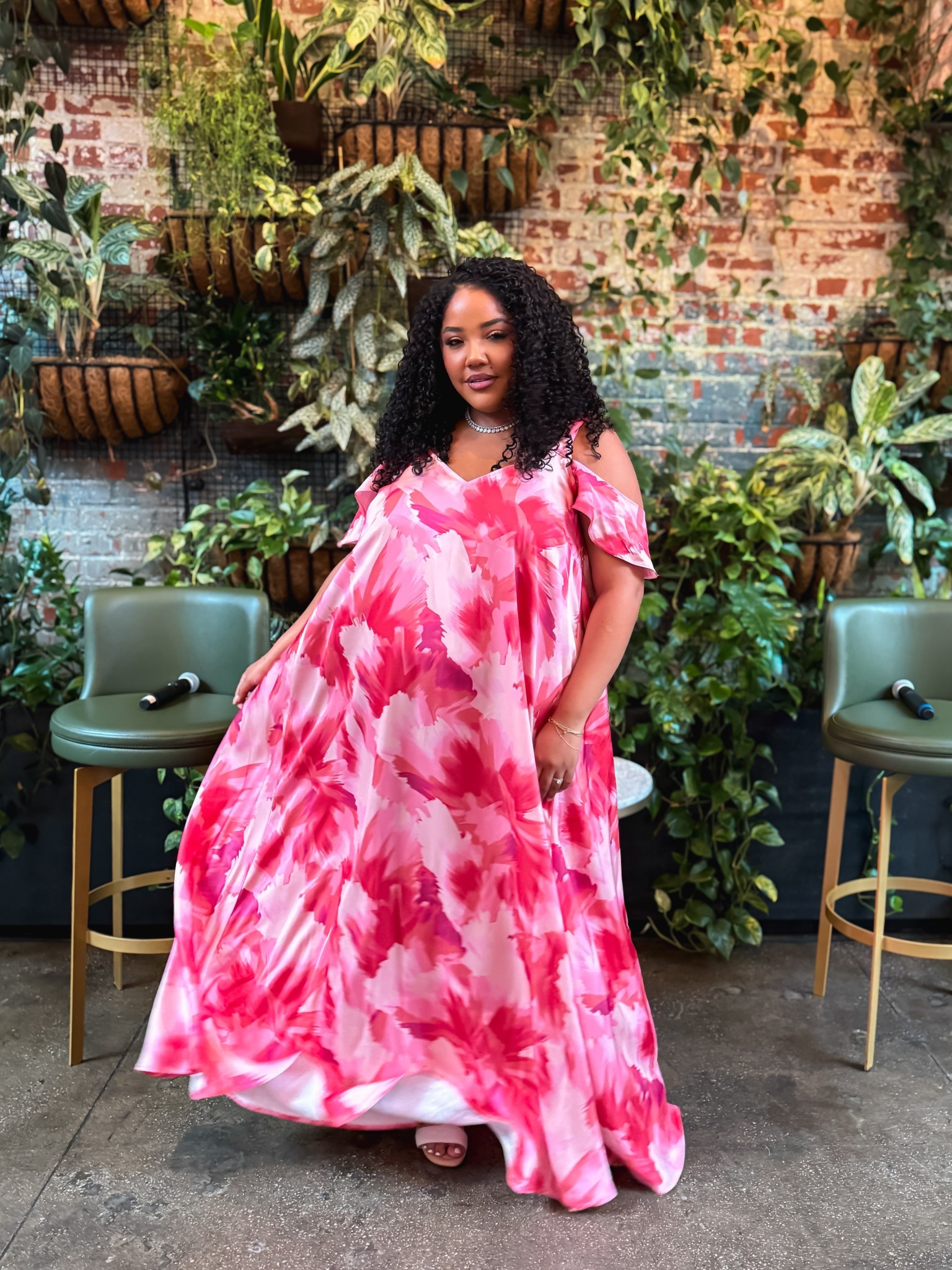 Plus size pink floral flowy dresss

#LTKPlusSize #LTKMidsize #LTKSeasonal