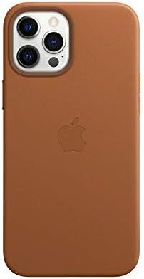 Apple iPhone 12 Pro Max Leather Case with MagSafe - Saddle Brown | Amazon (US)